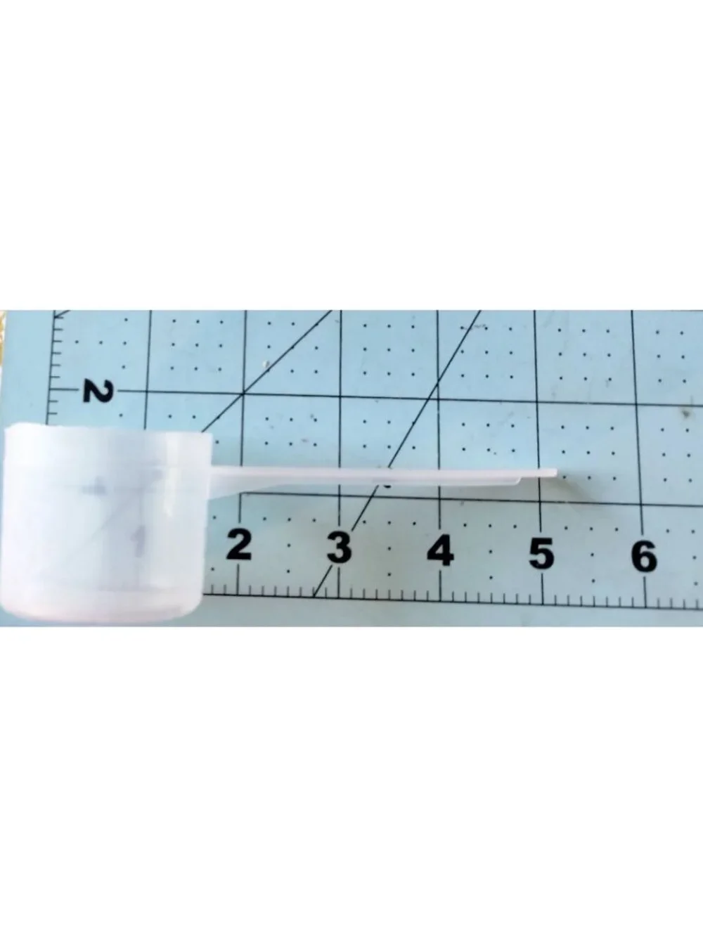 National Measures 60cc Clear Plastic Measuring Scoop Handle